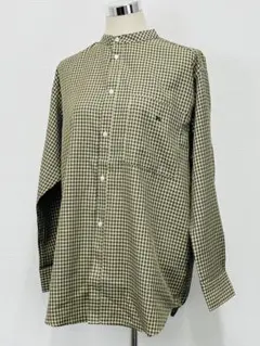 MN.L⭐︎レディースオーバーサイズ⭐︎チェック柄長袖シャツF【中古】C72