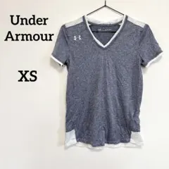 Under Armour HEATGEAR VネックTシャツ XS グレー