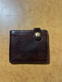 IL BISONTE 二つ折り財布 レザー ブラウンのサムネイル