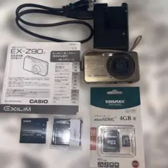 CASIO EX-Z90 デジカメ　一式セット予備電池付き