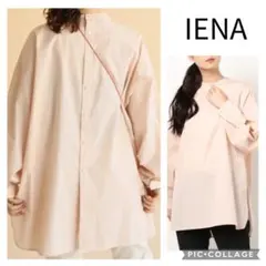 IENA コットンブロードバックボタンシャツ 薄ピンク