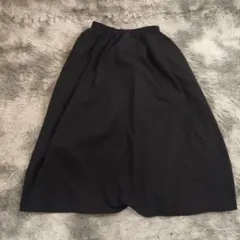 5870 UNIQLO 블랙 플레어 스커트 롱 길이 L