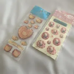 ハローキティ シール2枚セット☆激レアレトロ☆