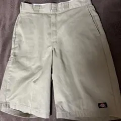 Dickies ワークショートパンツ ルーズフィット ベージュ 30インチ