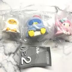 サンリオ ガチャ おふとんかぶりっこ2 ぐでたま タキシードサム マイメロ