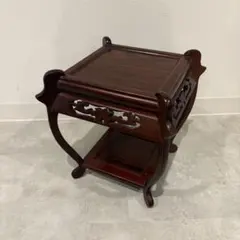 花台木製　飾り台　盆栽台　インテリア置物 アンティーク ヴィンテージ