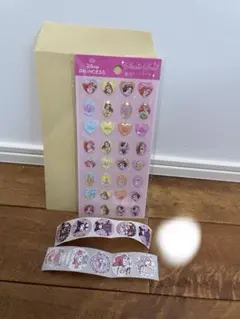 入手困難⭐︎ セリア　ディズニープリンセス　ストーンシール　プリンセスシール　立体