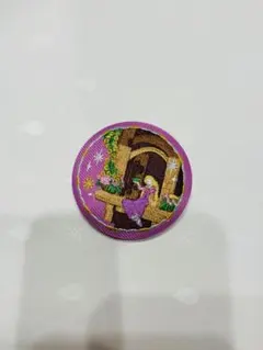 ディズニー刺繍缶バッジ2 ラプンツェル