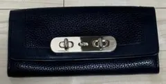 COACH ブラック レザー 長財布