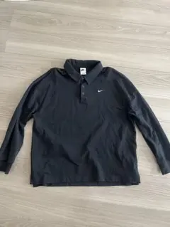 NIKE 長袖ポロシャツ ブラック