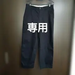 【専用】321-470549 ユニクロ ワイドフィットチノ　ブラック