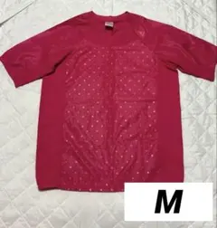 アディダス　ピンク 星柄 半袖　ウインドブレーカー　ジャージ　スポーツ