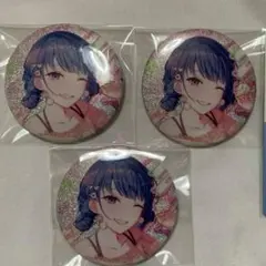 プロセカ 桐谷遥 グリッター缶バッジ 46b