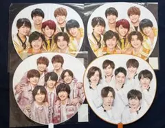 なにわ男子/集合うちわ/4枚セット