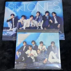 SixTONES 一秒/Rebellion 通常盤　特典クリアファイル付き