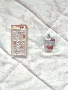 ガチャガチャ ボンボンドロップシール めじるしアクセサリー　ハローキティ