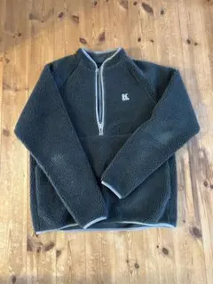 Helly Hansen カーキ フリースジャケット ハーフジップ