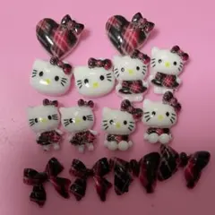 no.20ハローキティ ネイルパーツセット 12個