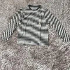 【新品タグ付】無印良品 クルーネック長袖Tシャツ M