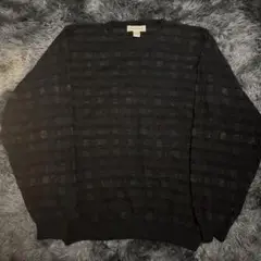 PRONTO UOMO ブラックニットセーター XL 90s 80s