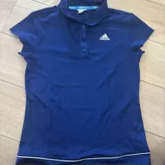 adidas テニス ポロシャツ ネイビー