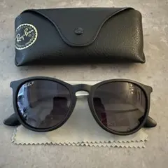 Ray-Ban ブラック サングラス ケース付き　遮光レンズ　ERIKA
