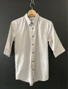 ハレHARE Mサイズ　半端丈　七分袖　ドレスシャツ　グレー　M