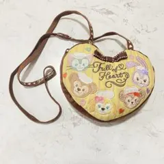 ハートウォーミングデイズ 　ダッフィーとフレンズ ハート型ポーチ