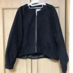 新品未使用　アベイル　RagOut ノーカラー　ボアブルゾン