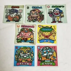 【激レア・当時物】ビックリマン「悪魔VS天使」お守り・悪魔シール7枚セット