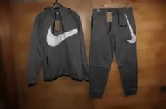 L　ナイキNIKE　ビッグスウオッシュロゴスウェットパーカー　上下セット