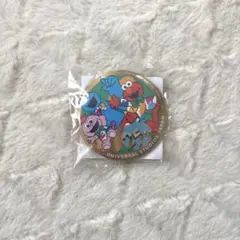 USJ 25周年 缶バッジ セサミストリート