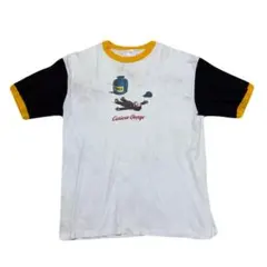 90s おさるのジョージ Tシャツ USA製 アニメTシャツ vintage