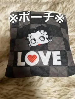 ベティーブープ ポーチ 小物入れ ベティ ベティちゃん 化粧ポーチ コスメポーチ