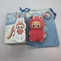 POPMART PIN FOR LOVE ぬいぐるみ ラブブ イニシャル 【Ｎ】