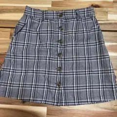 チェック柄ミニスカート Lサイズ