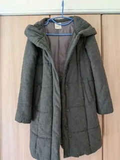 earth music&ecology グレー ロングコート