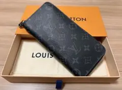 【極美品】ルイヴィトン　ジッピーウォレットヴェルティカル　モノグラムエクリプス