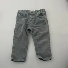 グレー コーデュロイ ボトムス 9-12ヶ月