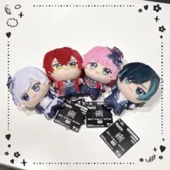 【タグ付き】騎士X - Knight X - ちびぐるみ 全4種セット