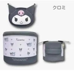 Kuromi サンリオ ミニバニティポーチ クラシックケース 化粧ポーチ