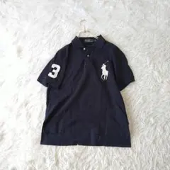 Polo by Ralph Lauren ビックロゴ刺繍ポロシャツSユニセックス