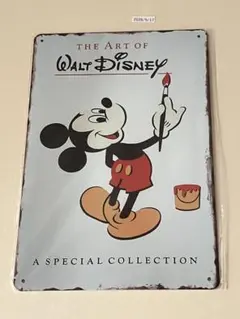 THE ART OF WALT DISNEY ブリキ看板