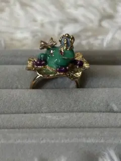 ANNA SUI かえる　リング　フリーサイズ