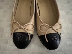 CHANEL バレリーナ バレエシューズ フラットシューズ 36cのサムネイル