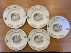 Wedgwood ウェッジウッド ピーターラビット プレート 小皿 5点セット