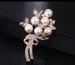 卒業式 入学式 ブローチ 母親 40代 50代 上品 パール