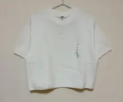 ユニクロ　新品 ホワイト 半袖Tシャツ シンプルデザイン