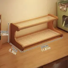 2段 卓上シェルフ ラックのサムネイル