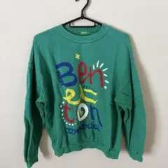UNITED COLORS OF BENETTON グリーン　トレーナー　XL